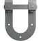 Ekena Millwork Premium Horseshoe Roller Hanger w/ Bolts for Barn Door for 1 3/8" Doors, Flint Gray GB60013R2FG - alternate 2